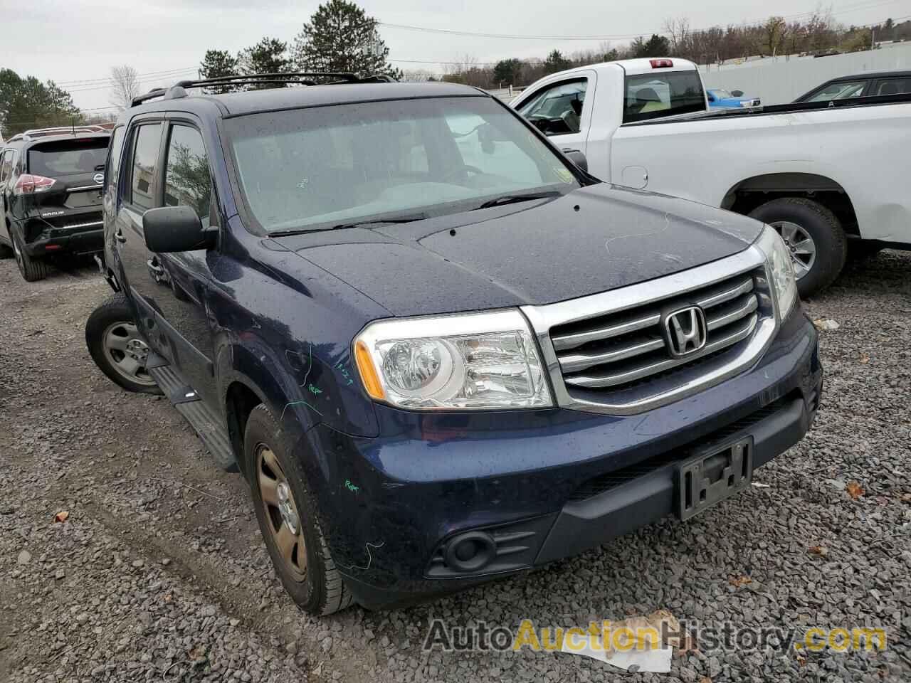 2015 HONDA PILOT LX, 5FNYF4H25FB062499