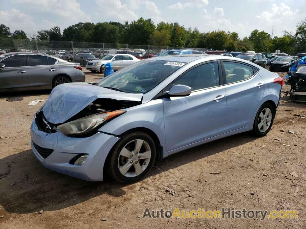 2013 HYUNDAI ELANTRA GLS, KMHDH4AE4DU802038