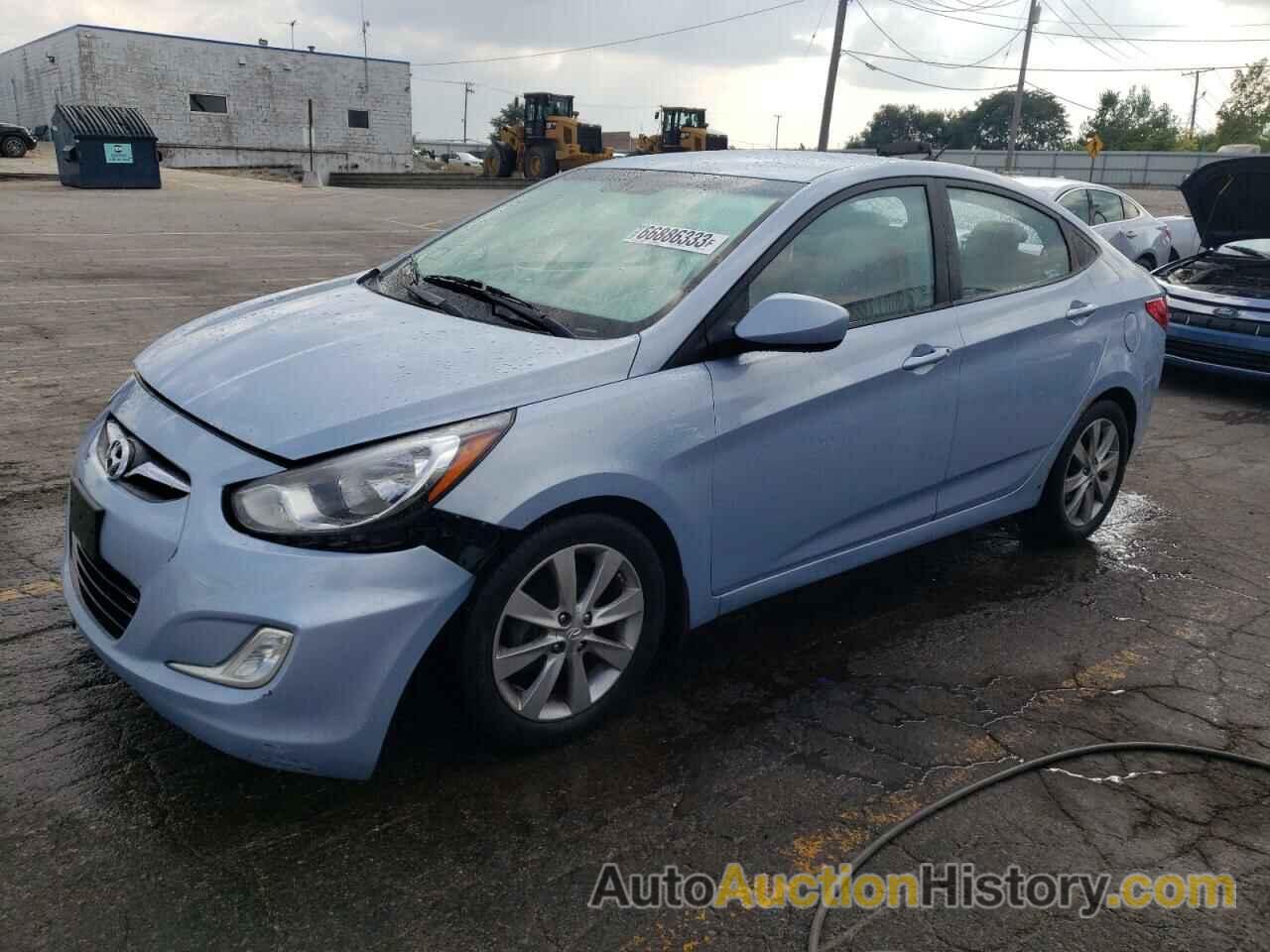 2012 HYUNDAI ACCENT GLS, KMHCU4AE9CU244841