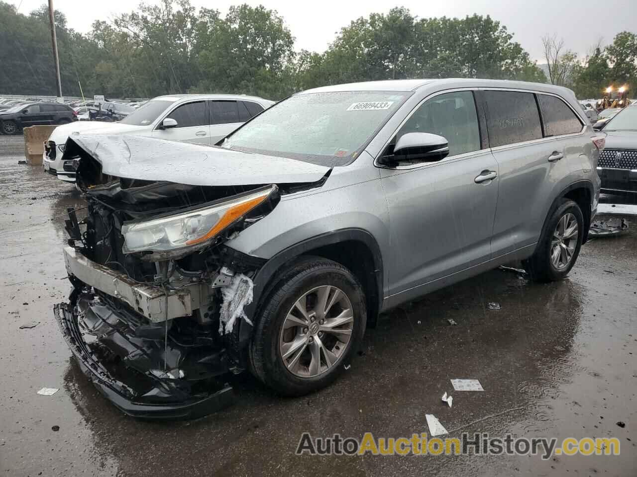 2015 TOYOTA HIGHLANDER LE, 5TDBKRFH2FS205121