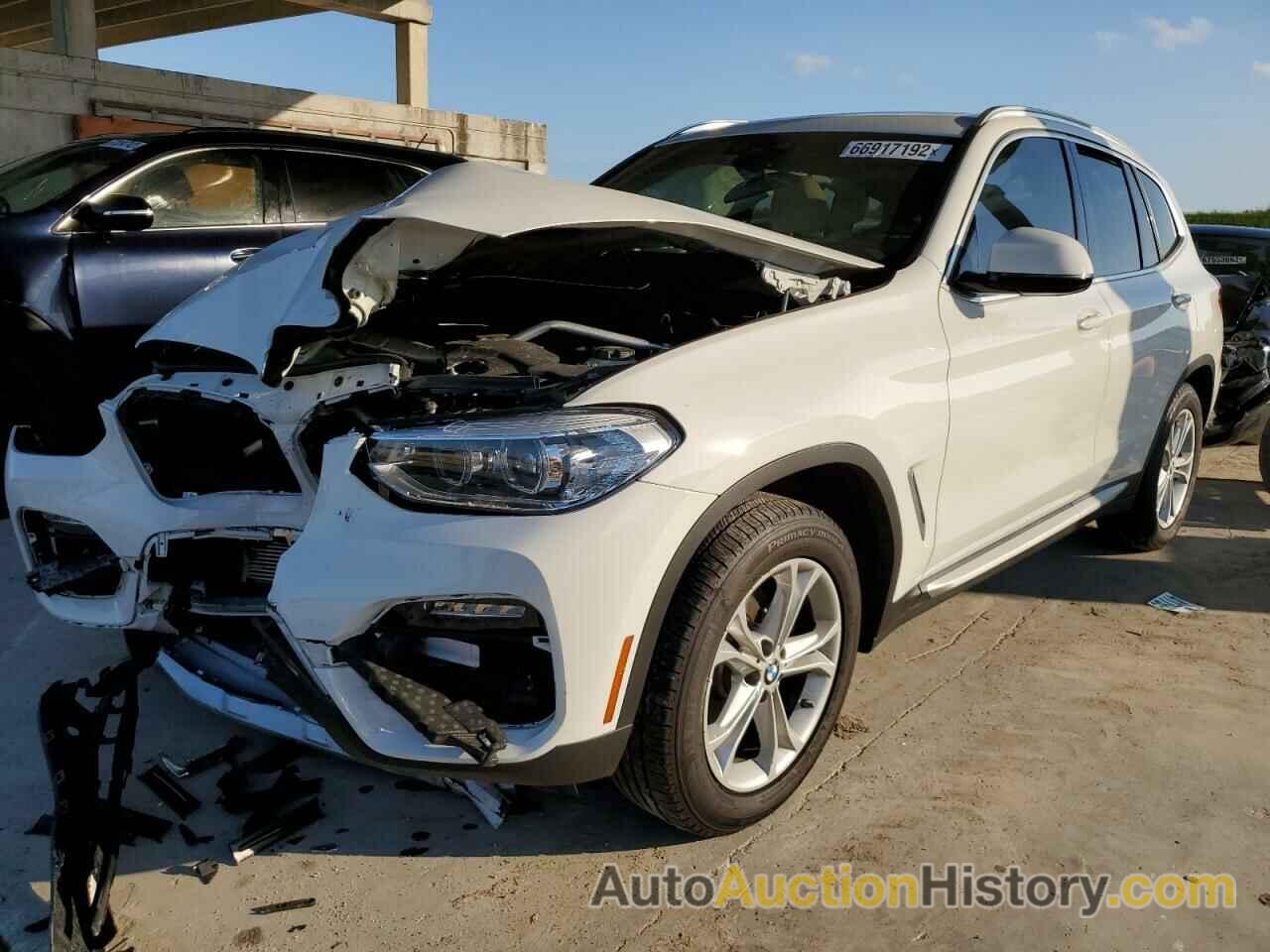 2020 BMW X3 SDRIVE30I, 5UXTY3C08L9C73532