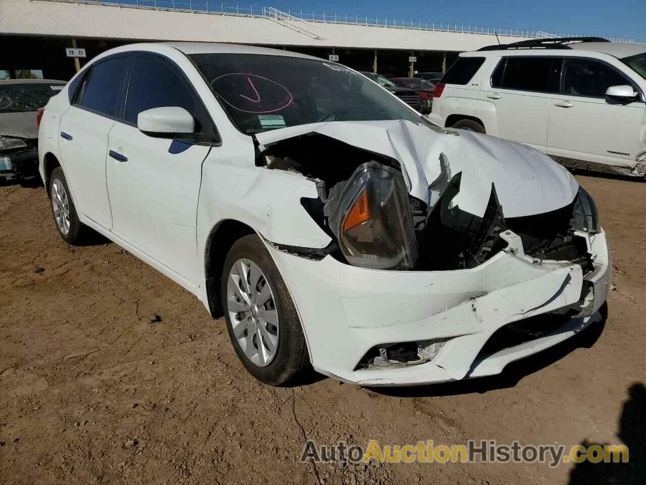 2016 NISSAN SENTRA S, 3N1AB7AP8GL684671