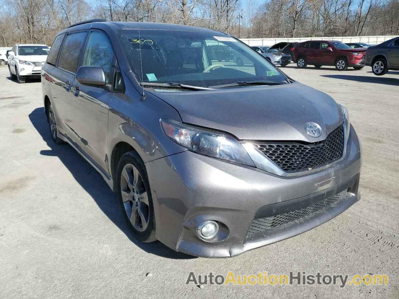 2012 TOYOTA SIENNA SPORT, 5TDXK3DC6CS212756