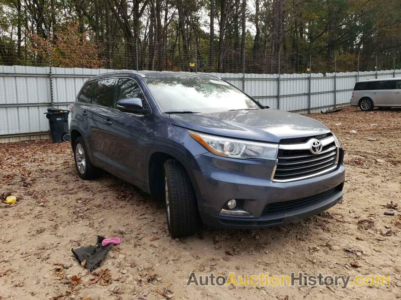 2015 TOYOTA HIGHLANDER LIMITED, 5TDYKRFH3FS062254