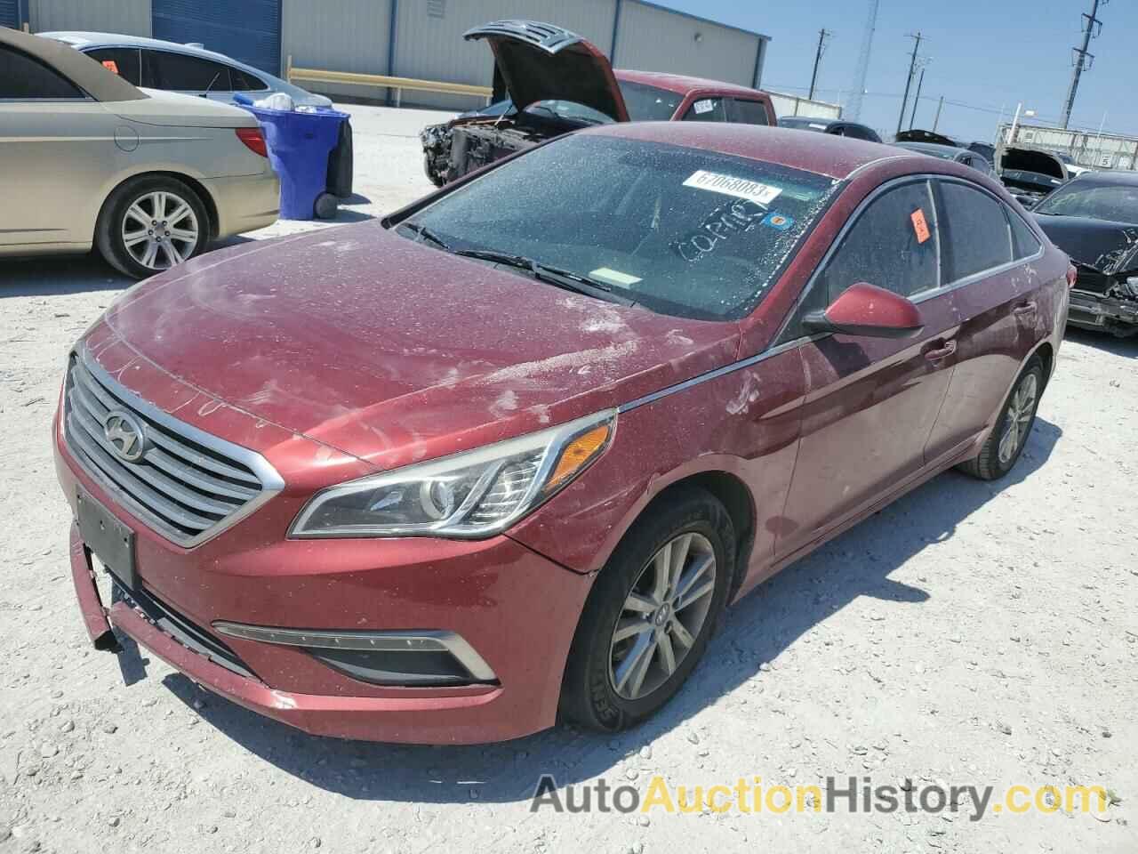 2015 HYUNDAI SONATA SE, 5NPE24AF5FH212396