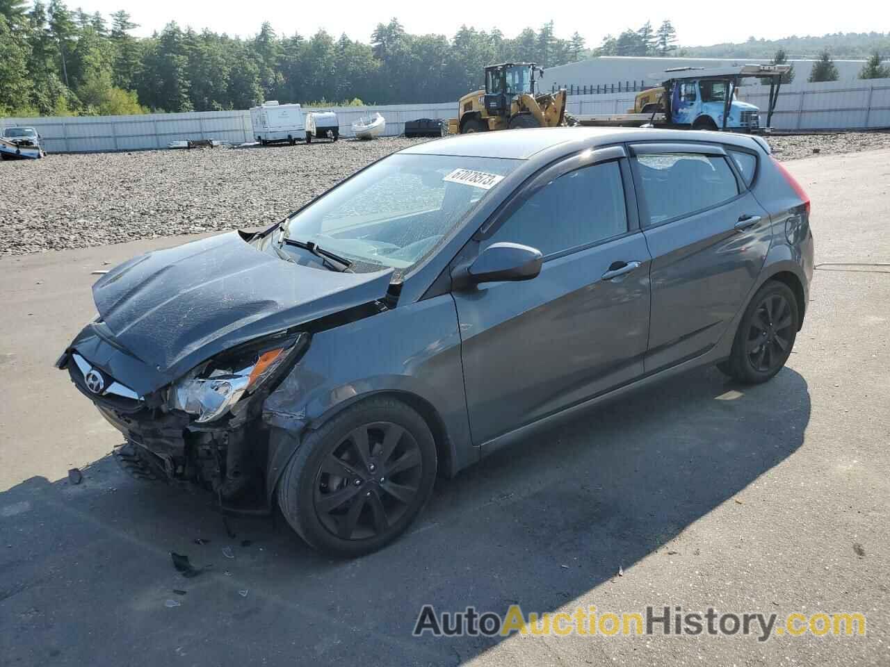 2012 HYUNDAI ACCENT GLS, KMHCU5AE2CU032952