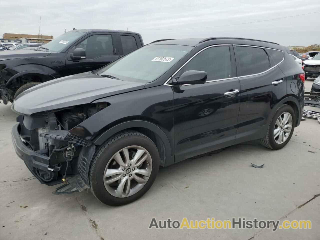 2013 HYUNDAI SANTA FE, 5XYZU3LA7DG124123