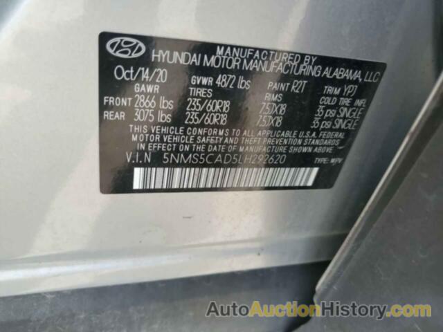 HYUNDAI SANTA FE LIMITED, 5NMS5CAD5LH292620