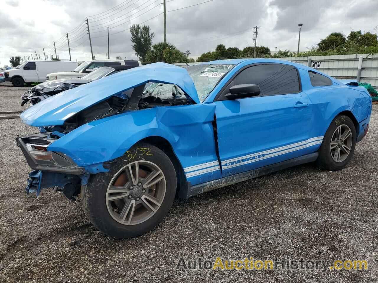 2012 FORD MUSTANG, 1ZVBP8AM3C5200363