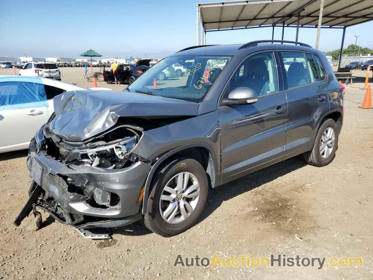 2016 VOLKSWAGEN TIGUAN S, WVGAV7AX6GW565639