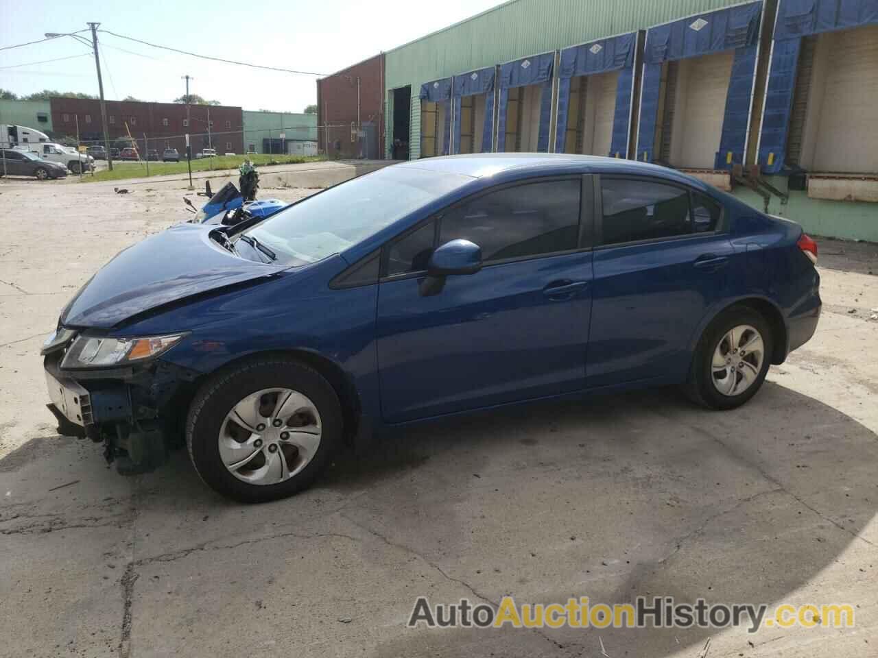 2013 HONDA CIVIC LX, 19XFB2F50DE272905