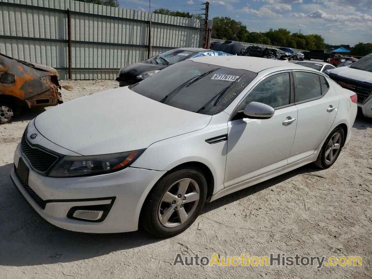 2014 KIA OPTIMA LX, 5XXGM4A78EG349953