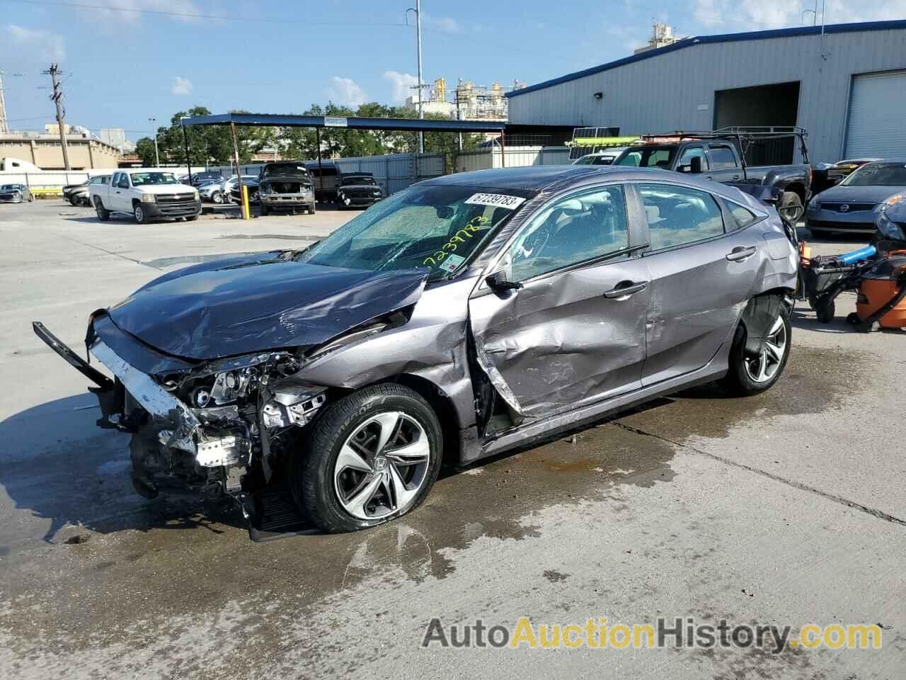 2019 HONDA CIVIC LX, 19XFC2F65KE013023