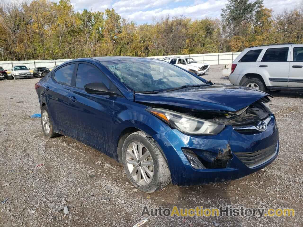 2014 HYUNDAI ELANTRA SE, KMHDH4AE3EU176208