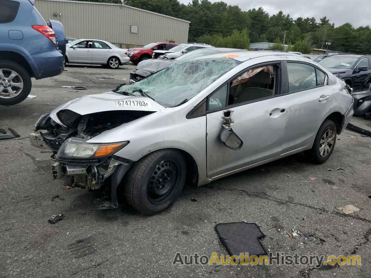 2012 HONDA CIVIC LX, 2HGFB2F55CH311265