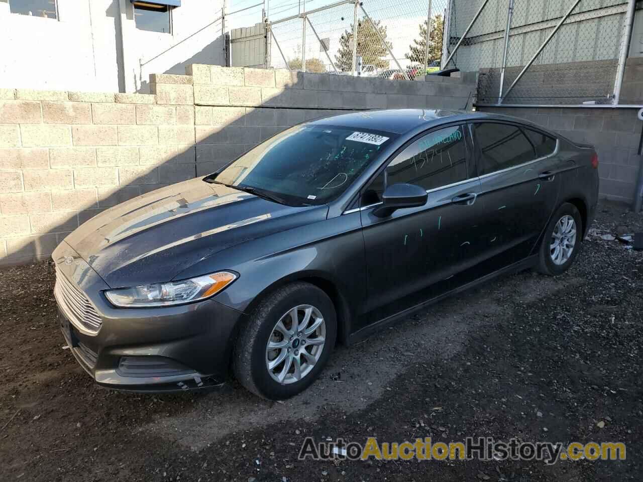 2015 FORD FUSION S, 3FA6P0G76FR114107