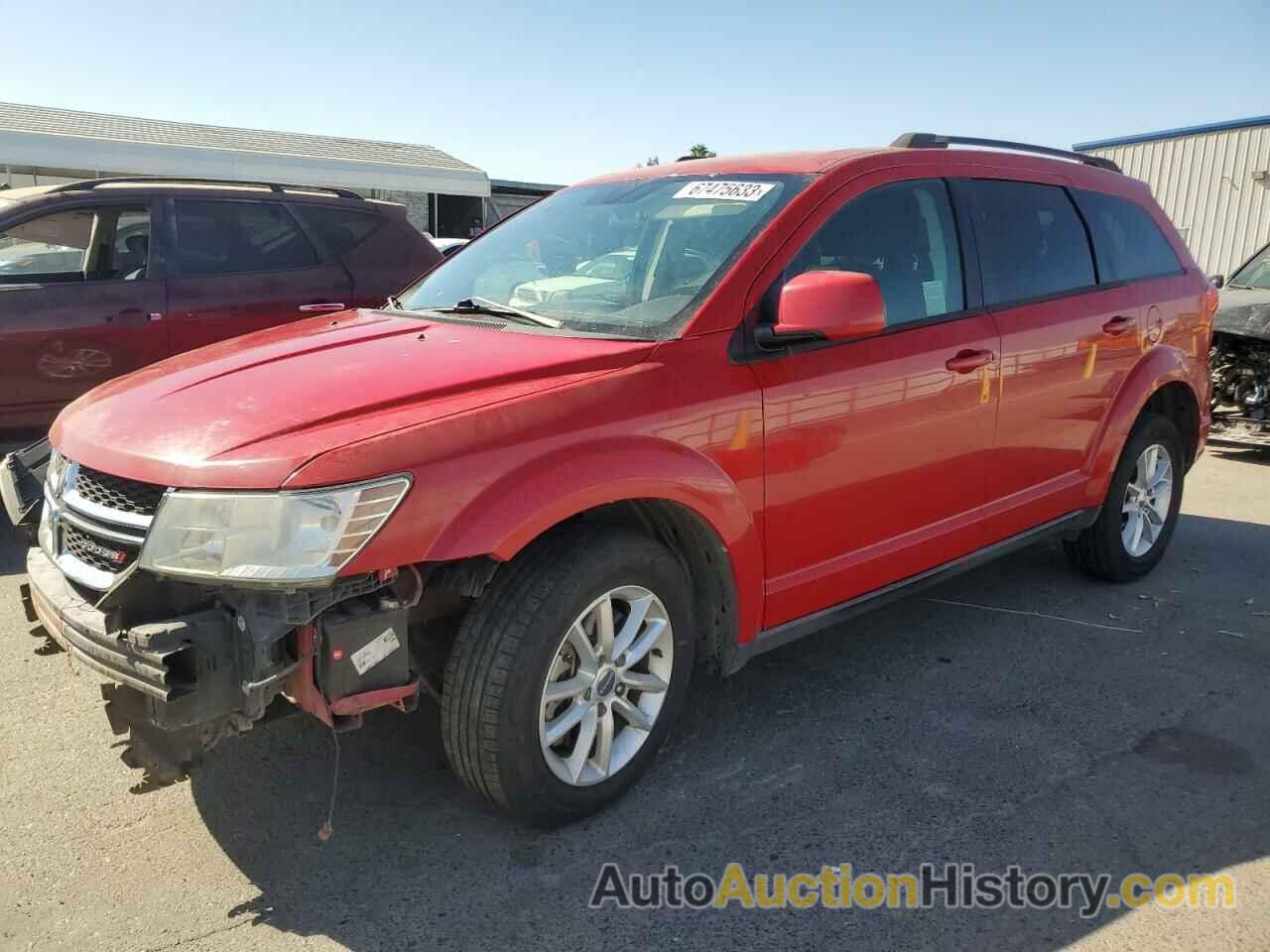 2013 DODGE JOURNEY SXT, 3C4PDCBG4DT614010