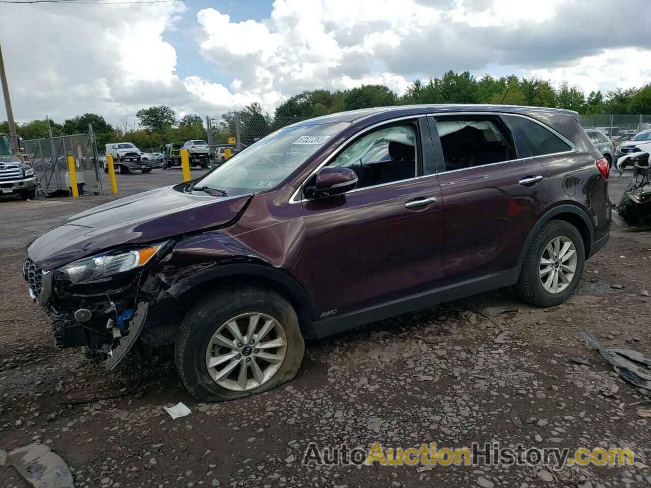 2019 KIA SORENTO L, 5XYPGDA35KG477336