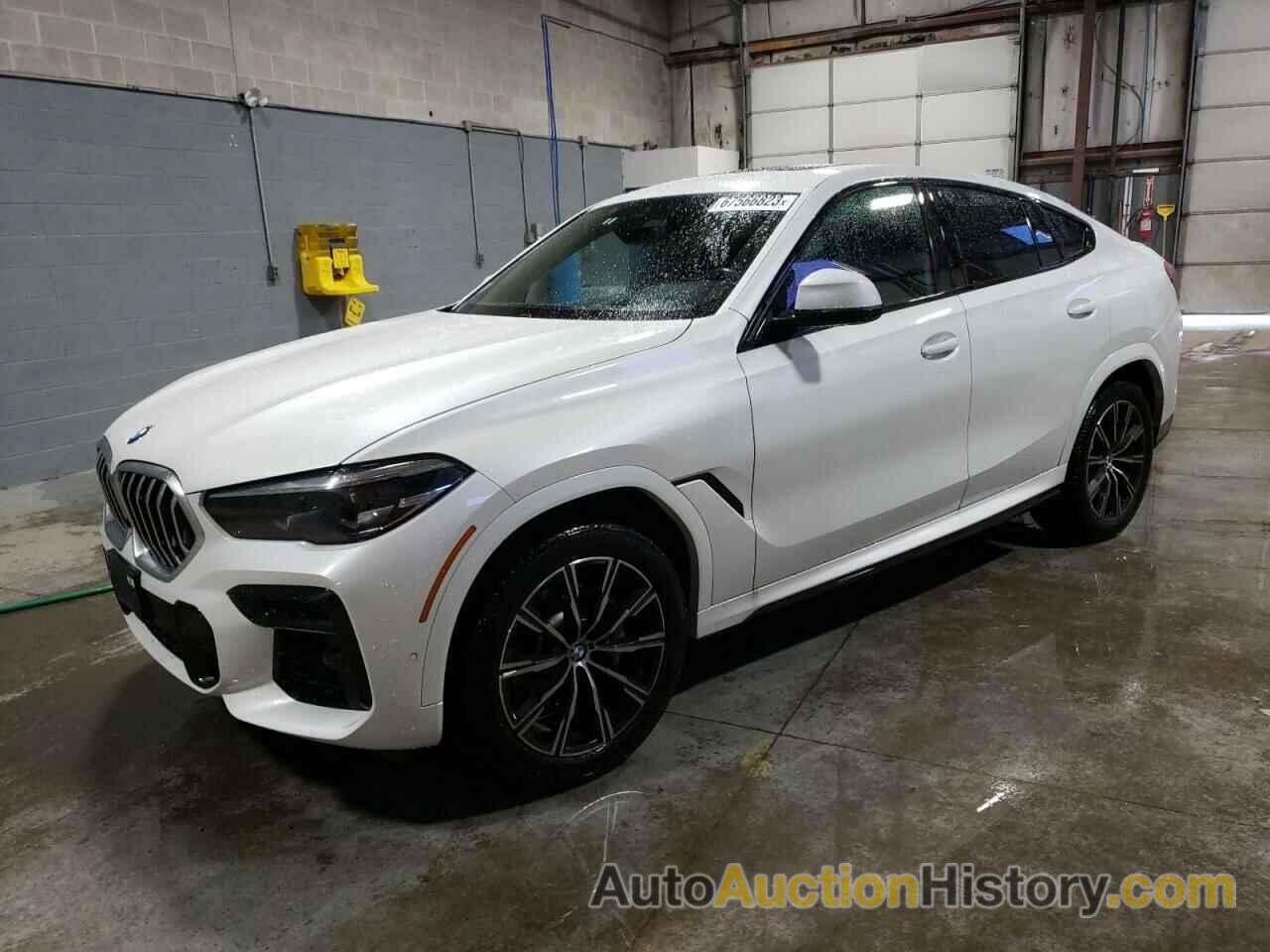 2023 BMW X6 XDRIVE40I, 5UXCY6C00P9N55622