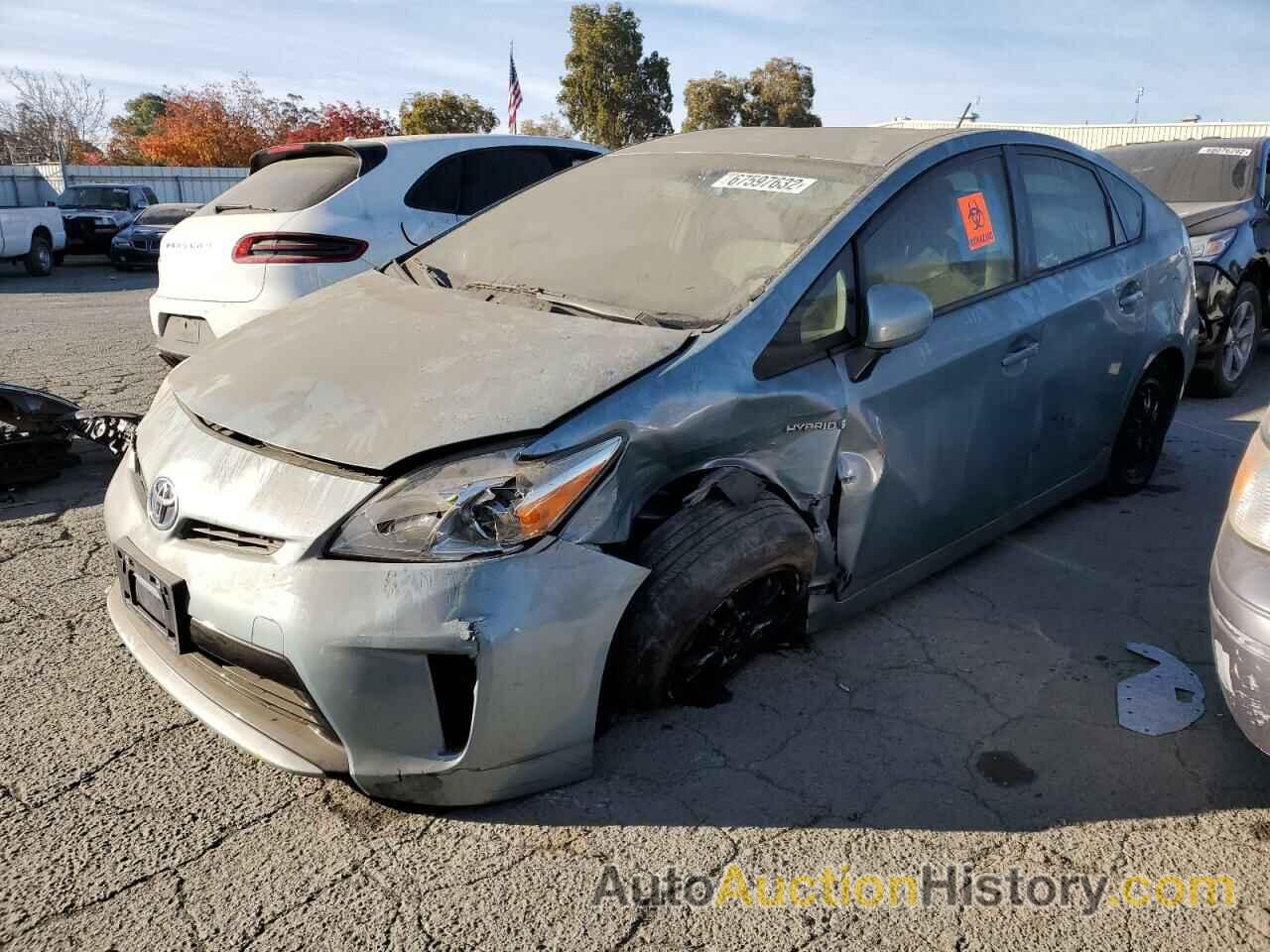 2014 TOYOTA PRIUS, JTDKN3DU4E1818485