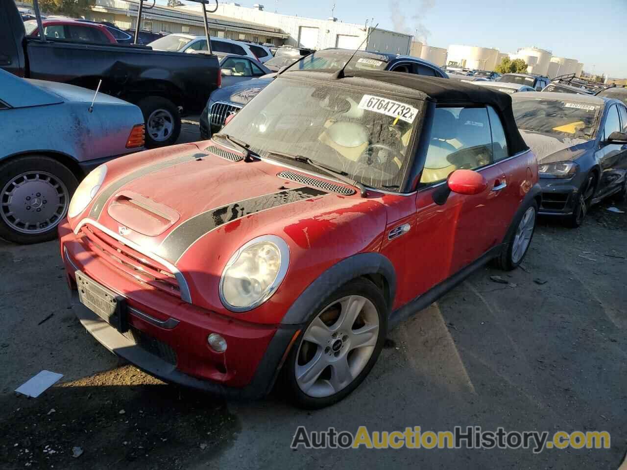 2005 MINI COOPER S, WMWRH33545TK55374