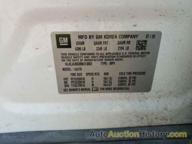 BUICK ENCORE PREFERRED, KL4CJASB3MB313062