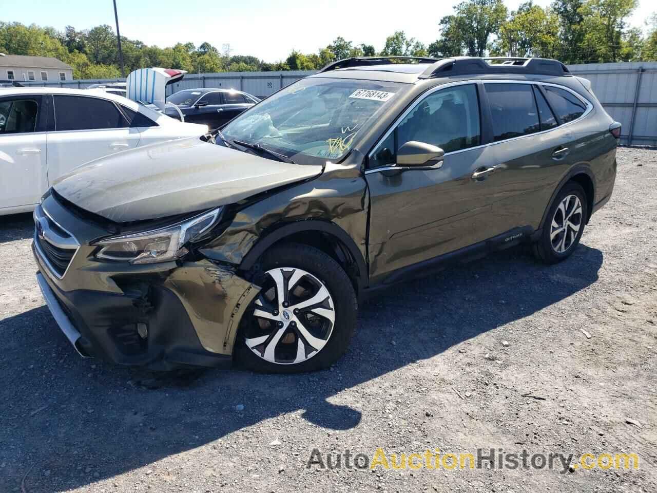 2021 SUBARU OUTBACK LIMITED, 4S4BTANC3M3211704