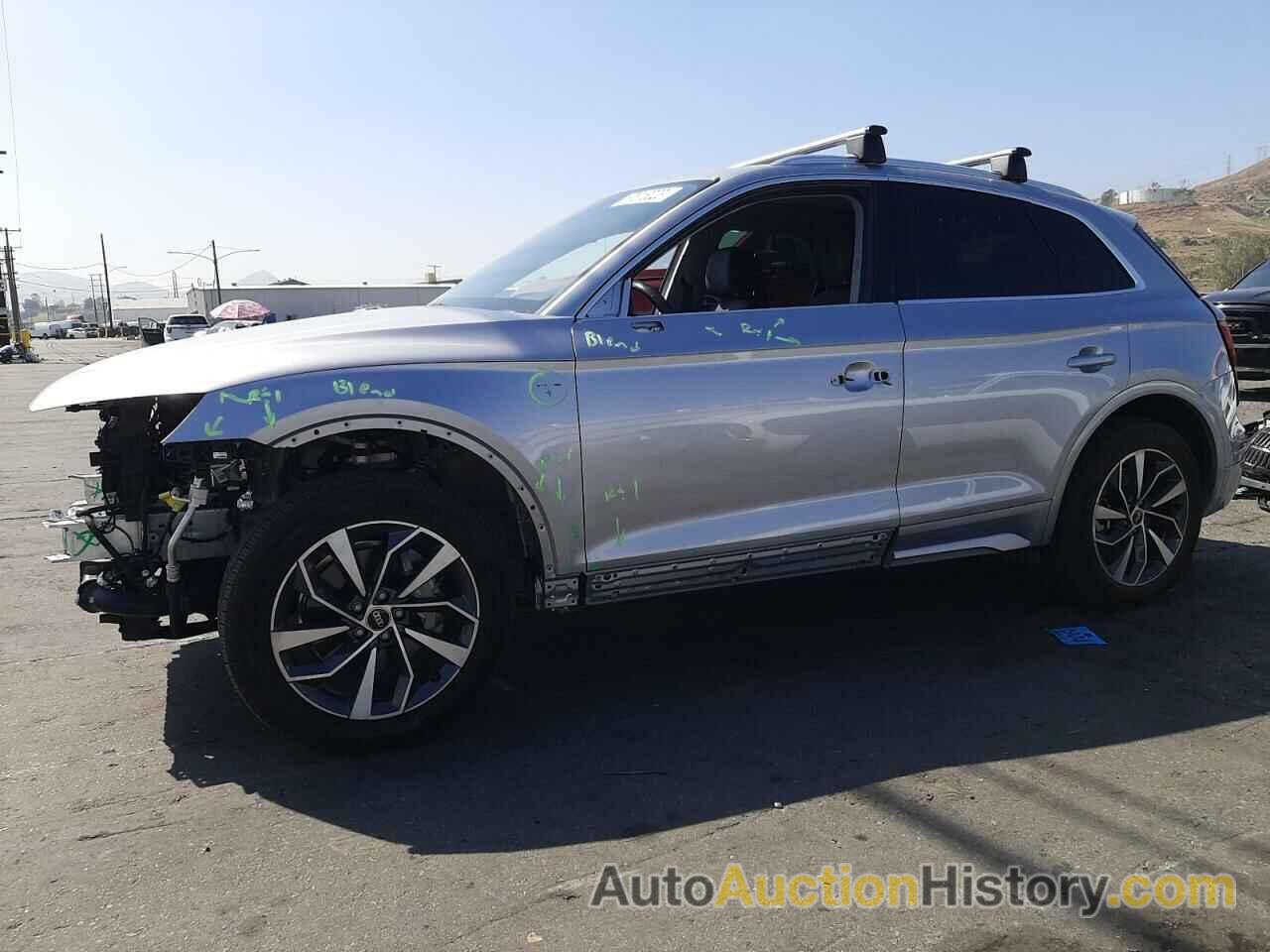 2022 AUDI Q5 PREMIUM PLUS 45, WA1EAAFY1N2115573