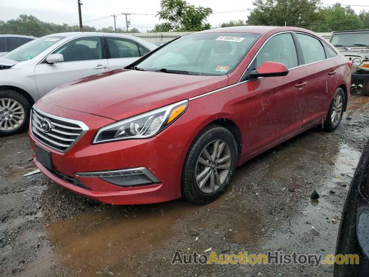 2015 HYUNDAI SONATA SE, 5NPE24AF4FH221817