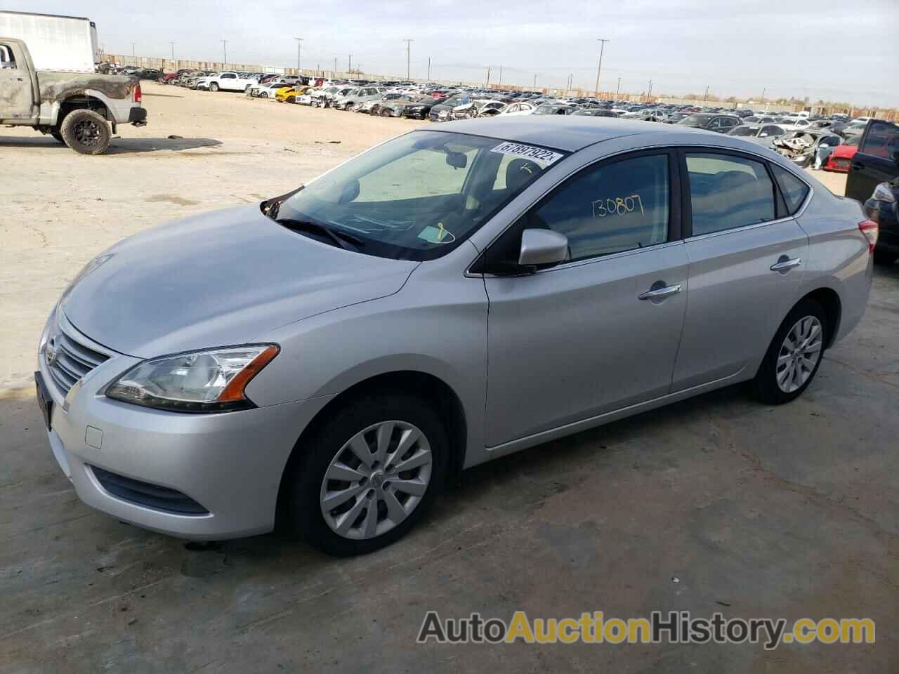 2014 NISSAN SENTRA S, 3N1AB7APXEY241468