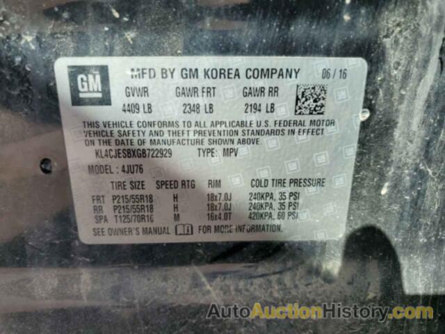 BUICK ENCORE, KL4CJESBXGB722929