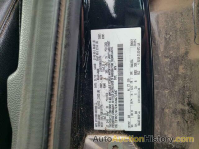 FORD ESCAPE SEL, 1FMCU9H9XDUA73587