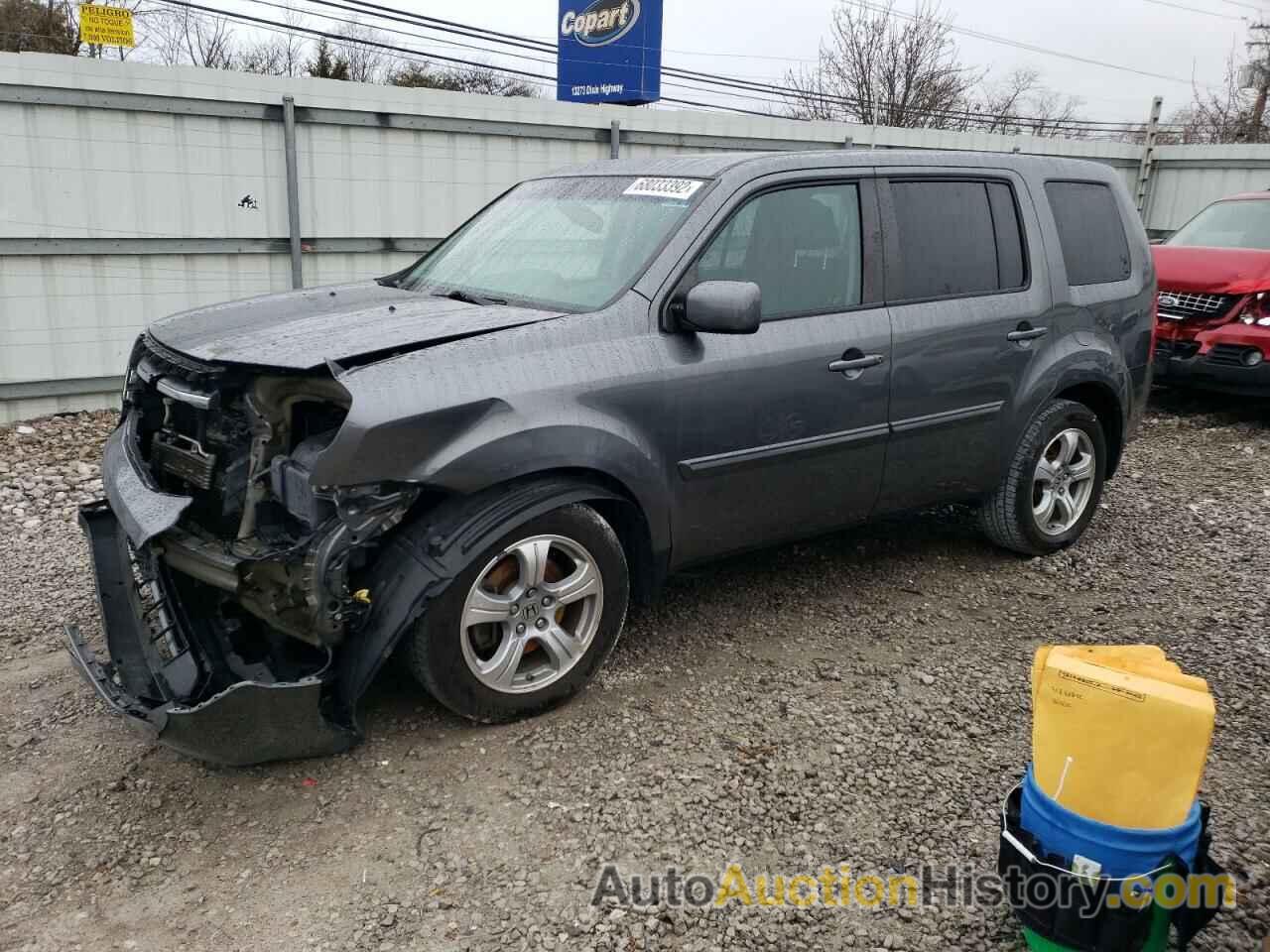 2013 HONDA PILOT EXL, 5FNYF4H67DB072628