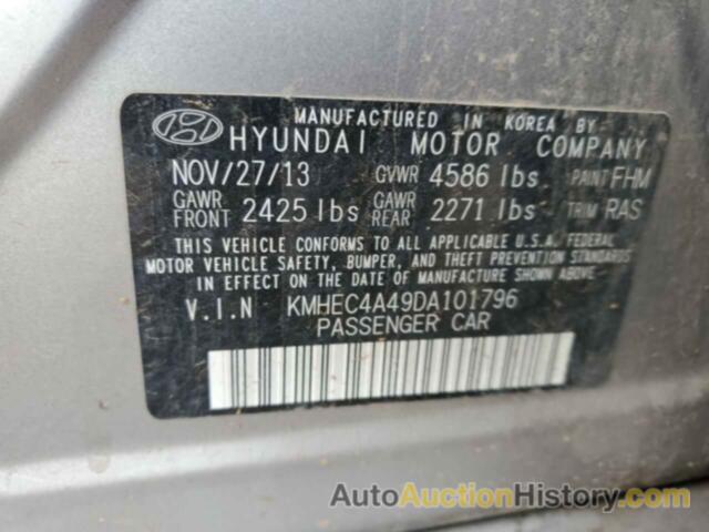 HYUNDAI SONATA HYBRID, KMHEC4A49DA101796