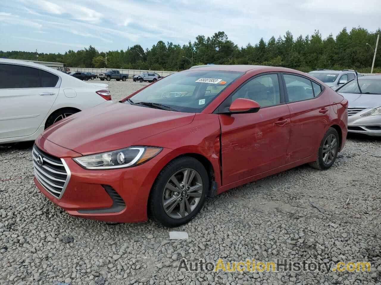 2018 HYUNDAI ELANTRA SEL, 5NPD84LF6JH214903