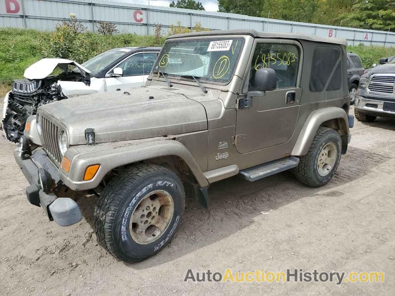 2003 JEEP WRANGLER SAHARA, 1J4FA59SX3P318996