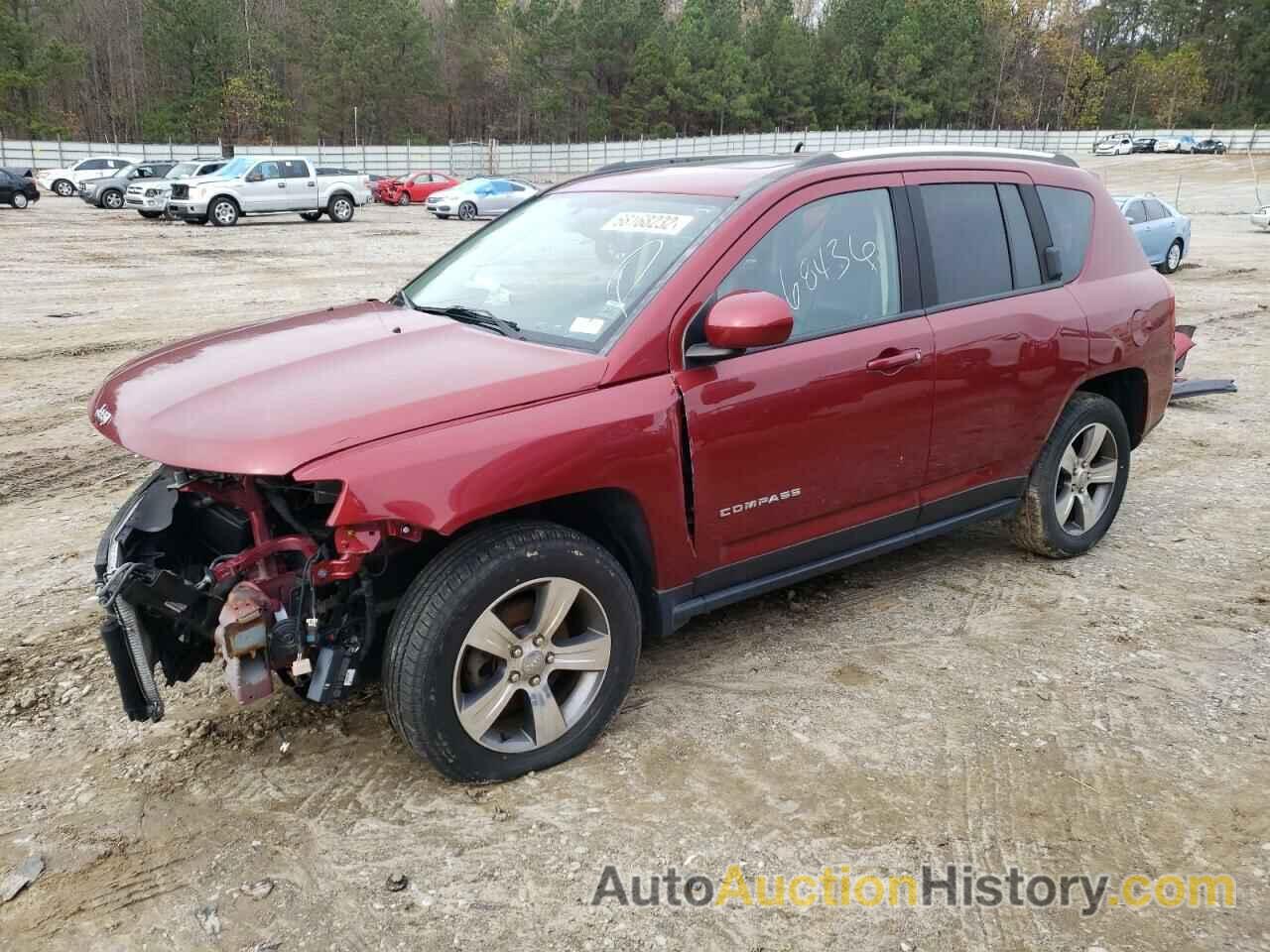 2016 JEEP COMPASS LATITUDE, 1C4NJDEB8GD729676