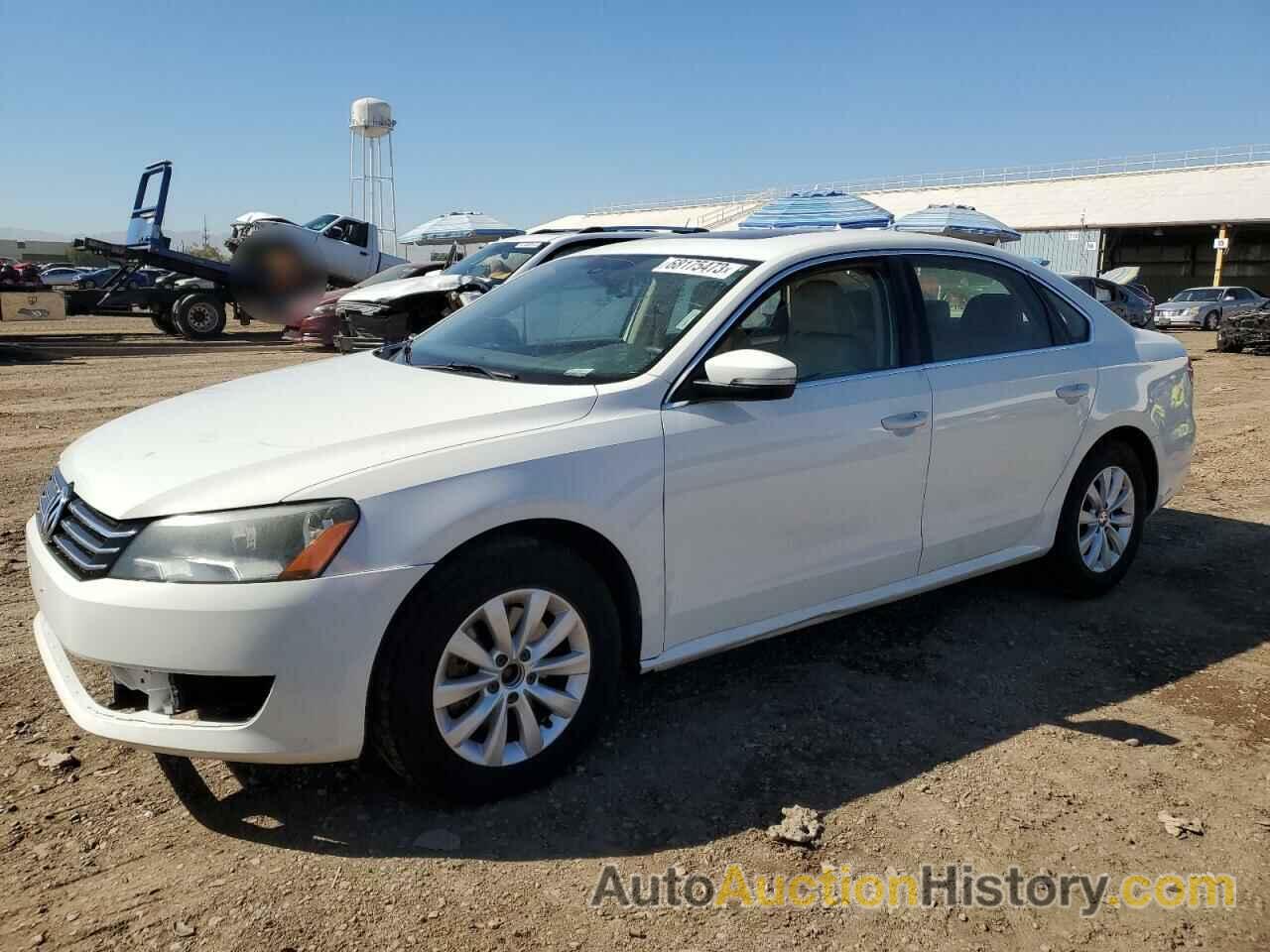 2013 VOLKSWAGEN PASSAT SE, 1VWBP7A34DC068177