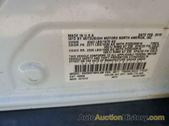 MITSUBISHI OUTLANDER ES, 4A4AP3AU3FE025305