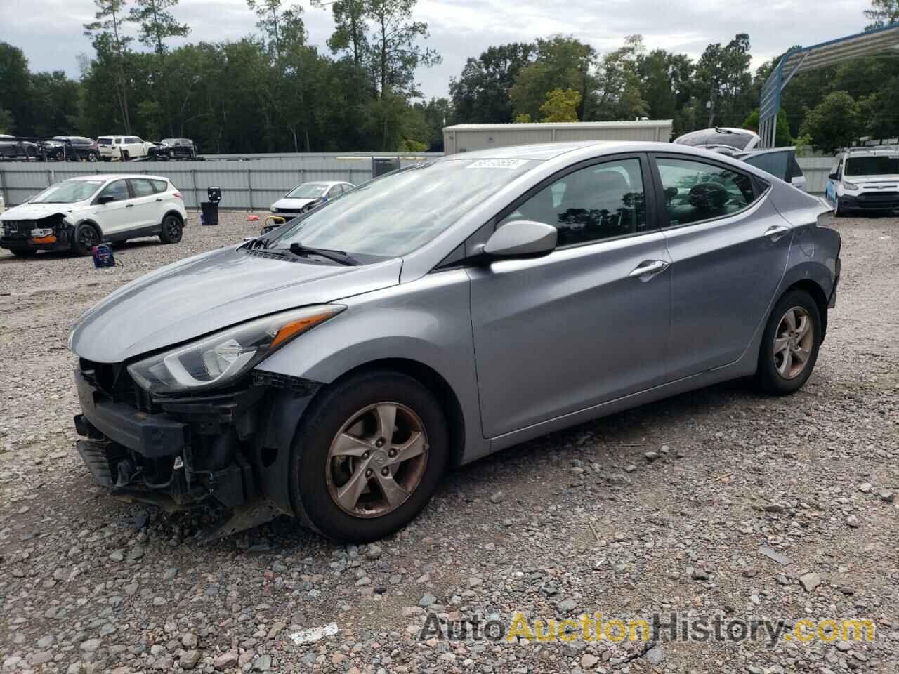 2015 HYUNDAI ELANTRA SE, 5NPDH4AE6FH648143