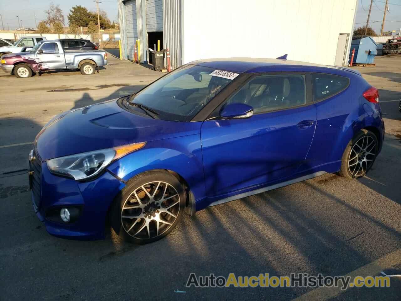 2013 HYUNDAI VELOSTER TURBO, KMHTC6AEXDU176310