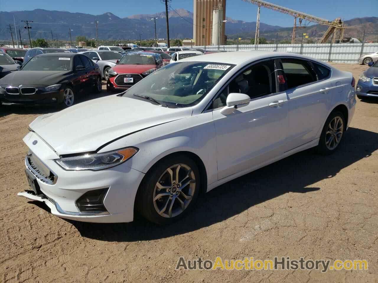 2019 FORD FUSION SEL, 3FA6P0CD7KR264779