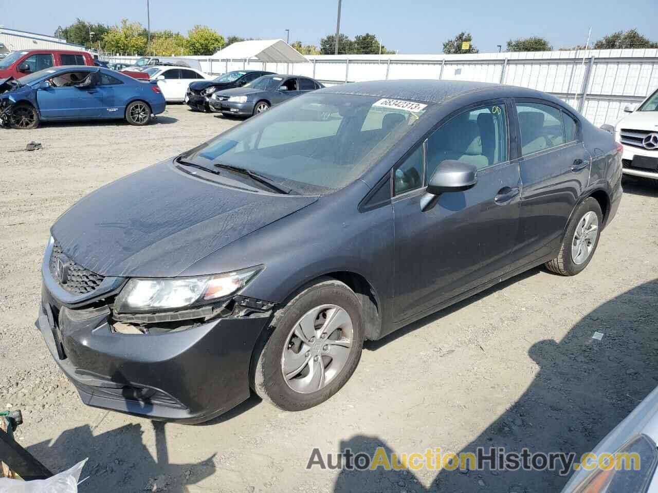 2013 HONDA CIVIC LX, 19XFB2F53DE079339