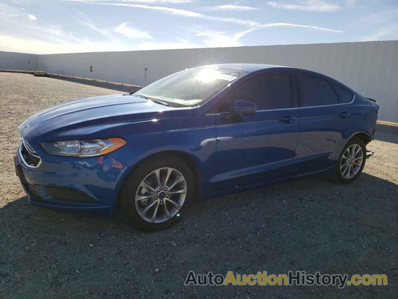 2017 FORD FUSION SE, 3FA6P0HDXHR275809