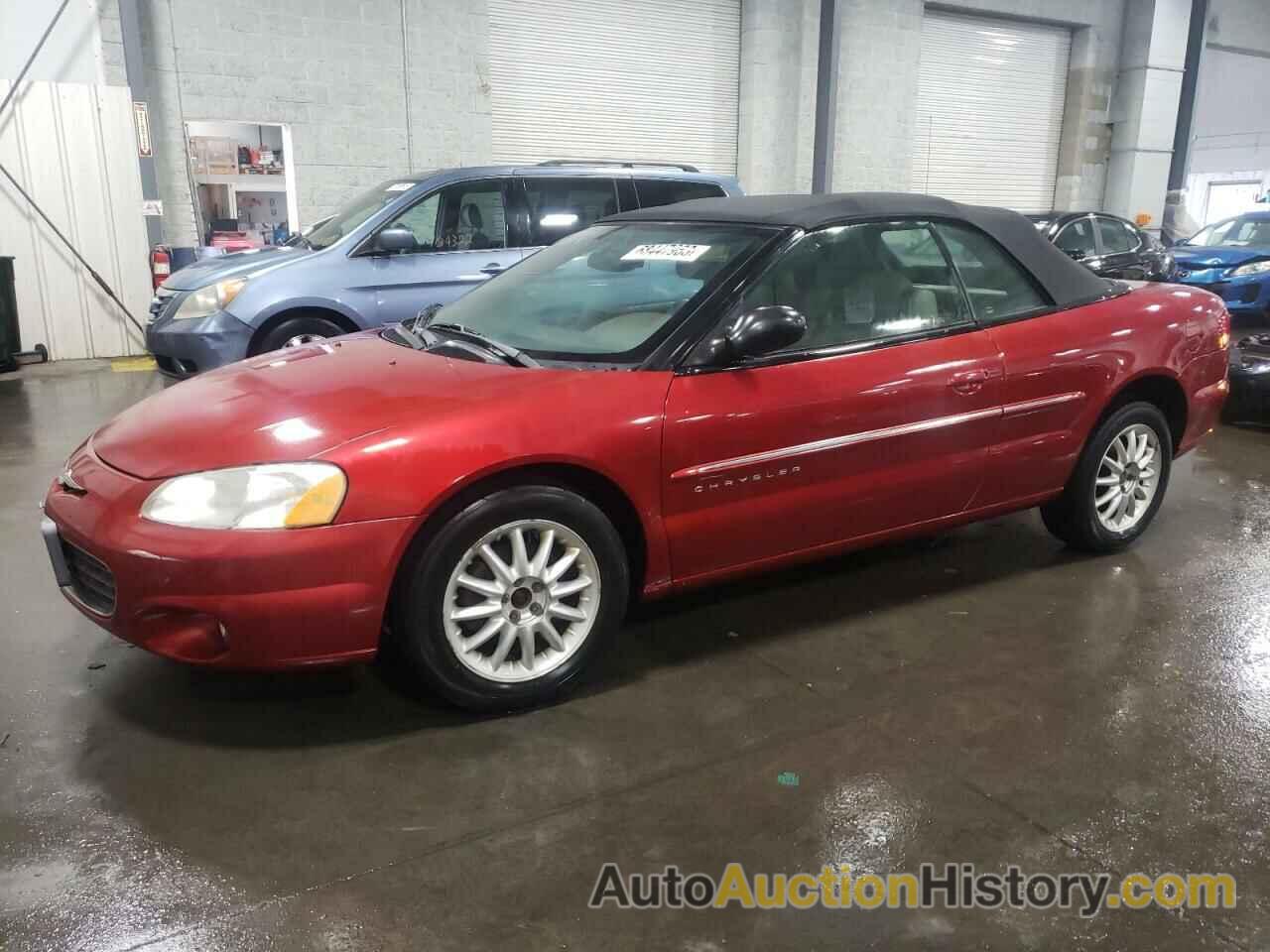 2001 CHRYSLER SEBRING LXI, 1C3EL55U21N606205