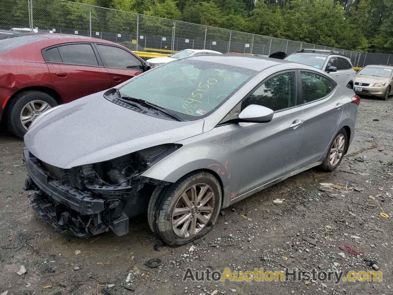 2015 HYUNDAI ELANTRA SE, KMHDH4AE3FU452162