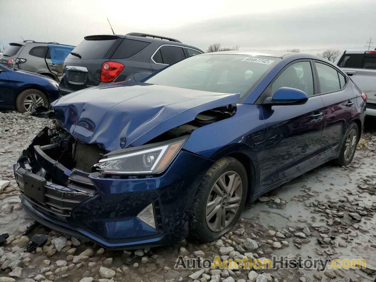 2019 HYUNDAI ELANTRA SEL, 5NPD84LF6KH422071