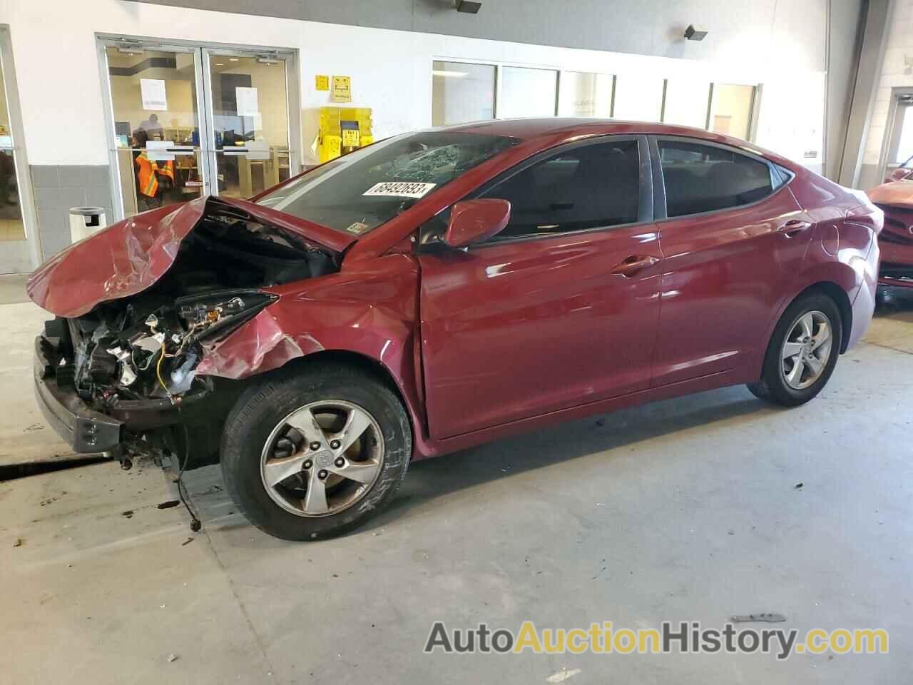 2015 HYUNDAI ELANTRA SE, 5NPDH4AE7FH648068