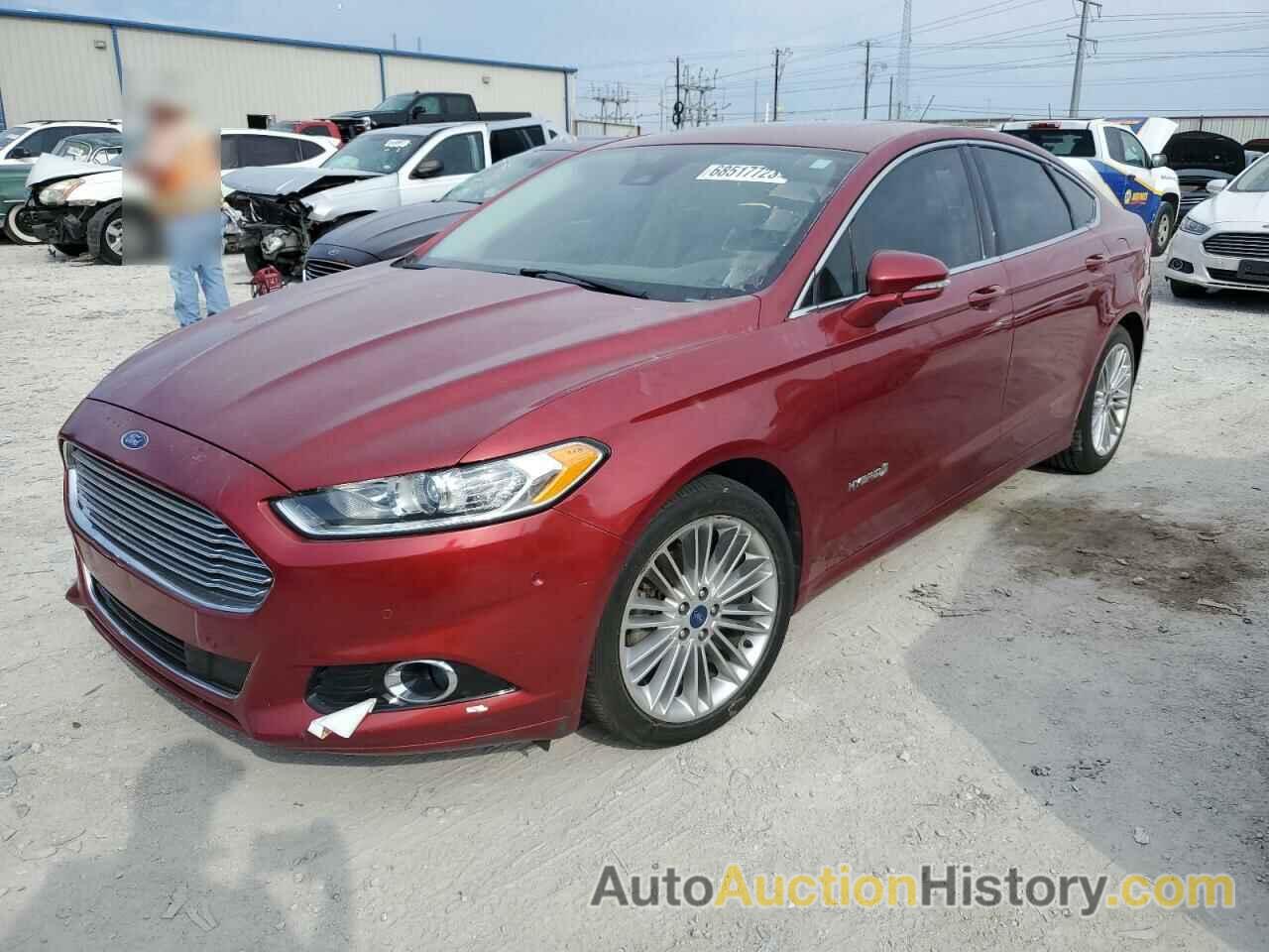 2013 FORD FUSION SE HYBRID, 3FA6P0LU0DR261631