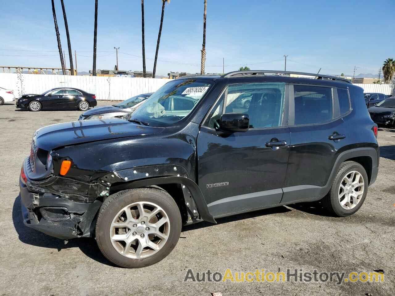 2016 JEEP RENEGADE LATITUDE, ZACCJABT3GPE26518